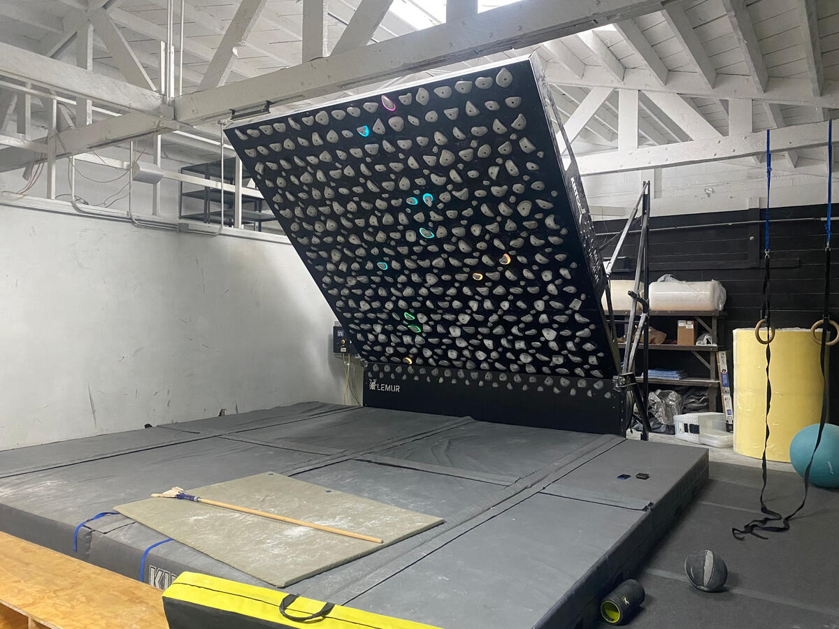 The illuminated Lemur training board at Far North